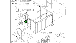 Крышка 21T-54-73762 Komatsu