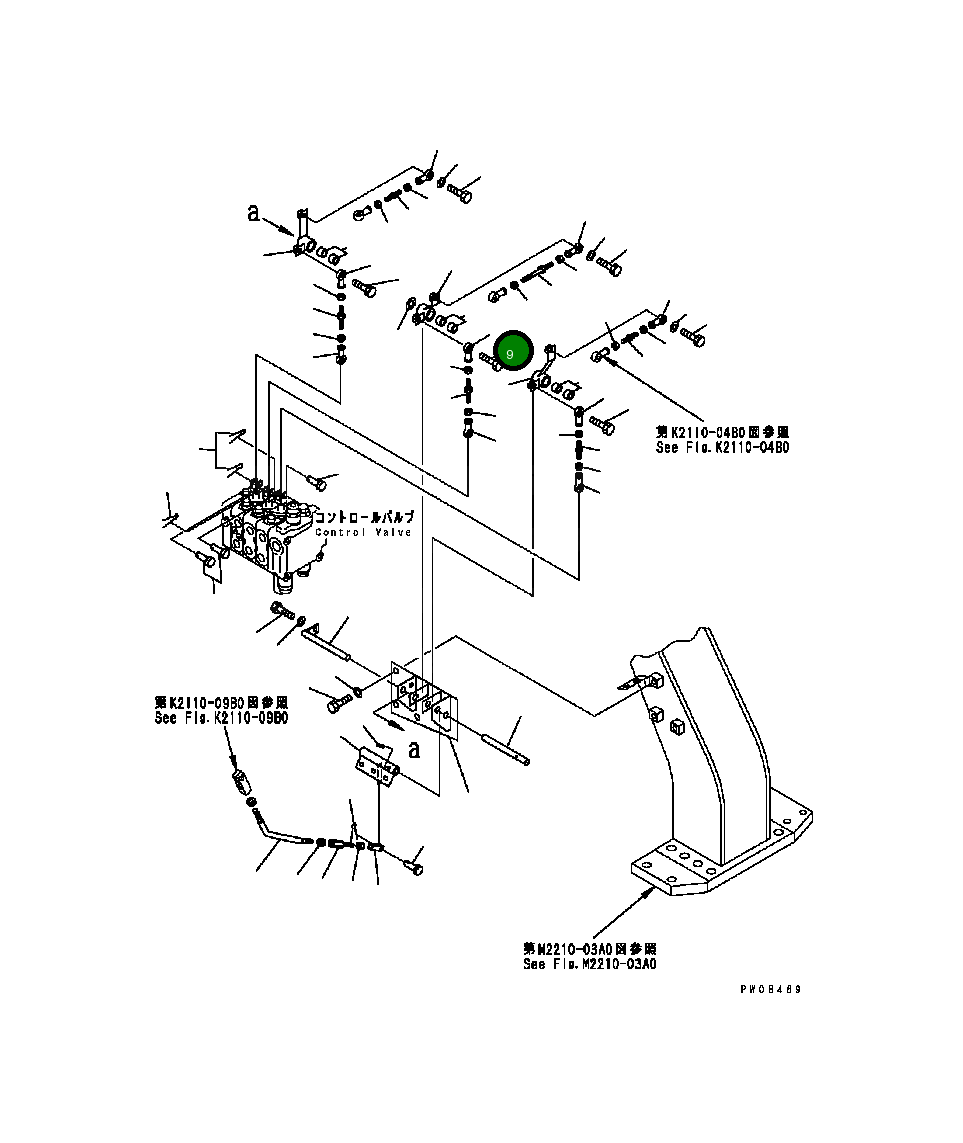 Рычаг 124-43-54193 Komatsu