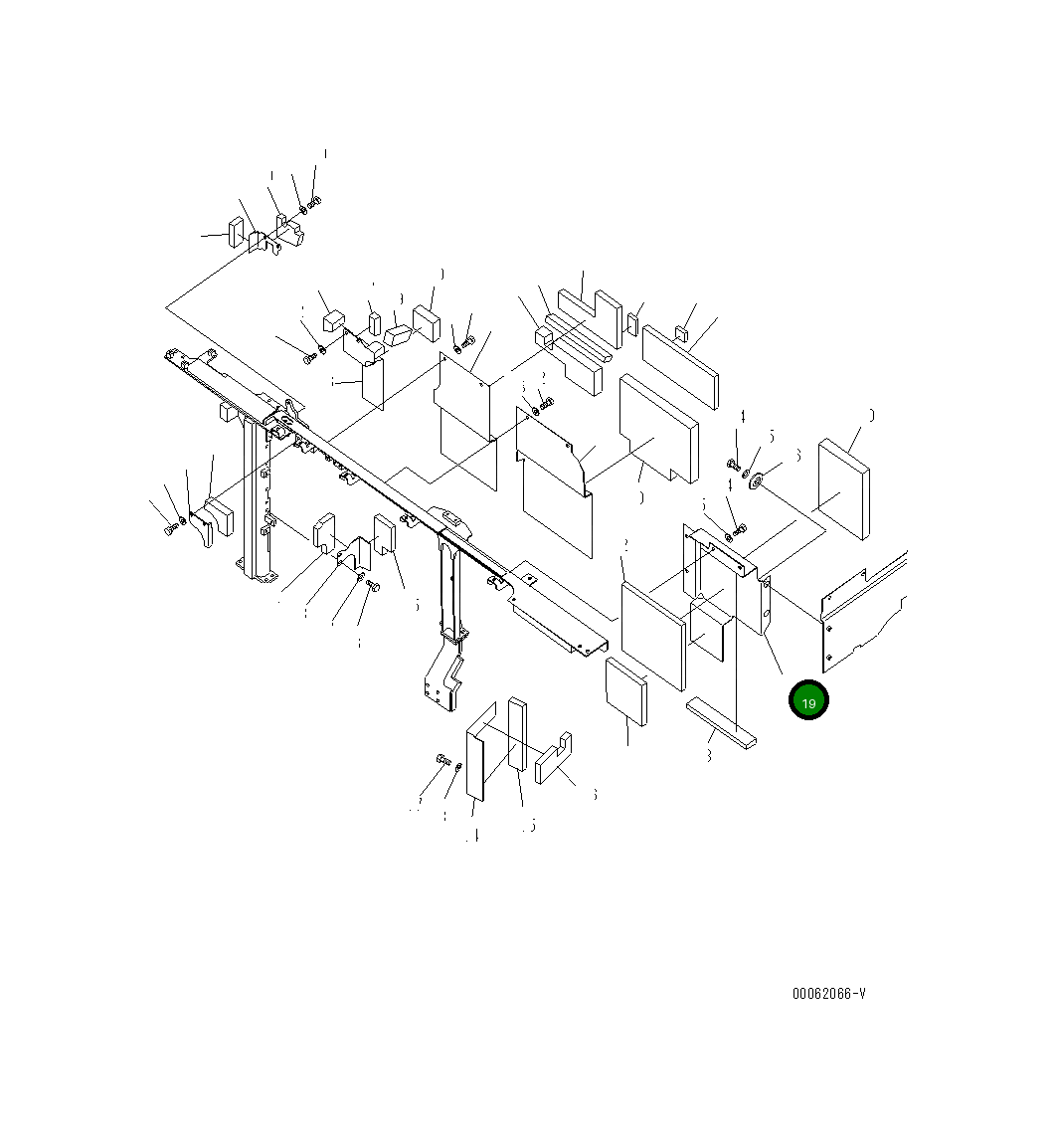 Крышка 21M-54-21932  Komatsu