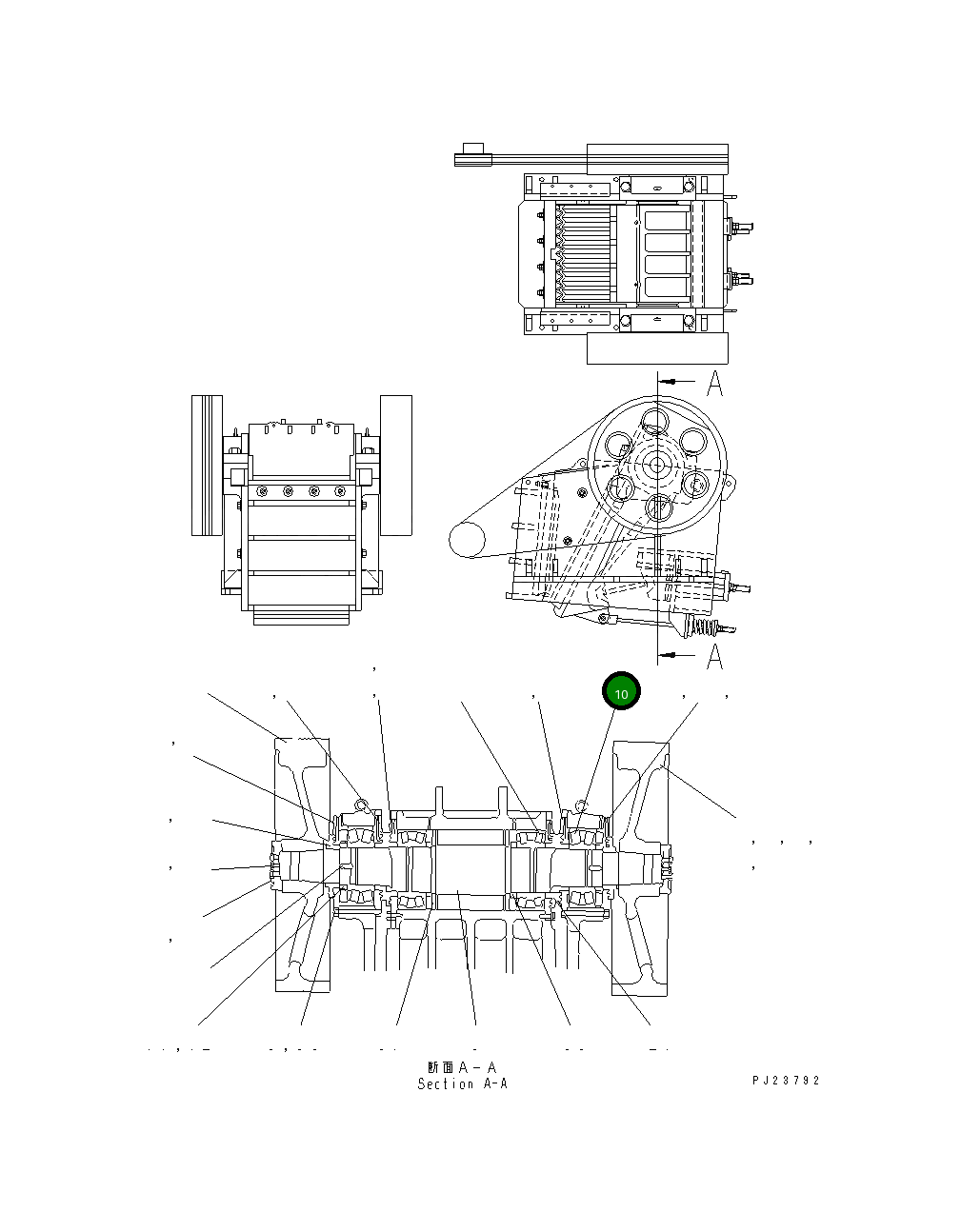 Подшипник 8221-70-5570 Komatsu