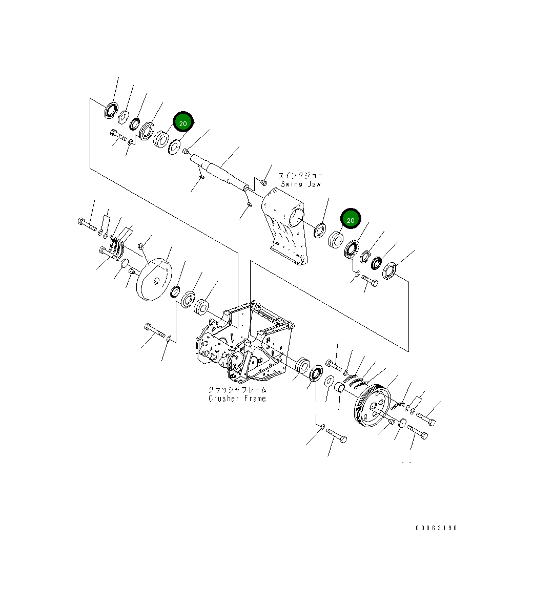 Подшипник 8234-70-8120  Komatsu