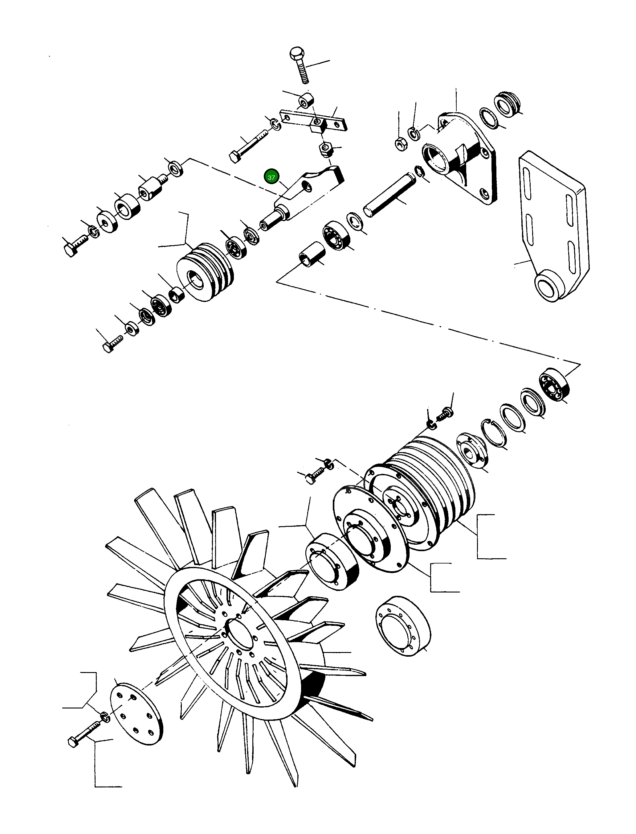 Рычаг 2872375M91 Komatsu