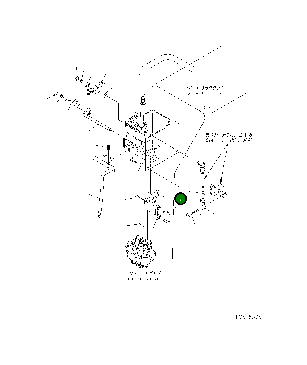 Рычаг 114-43-51231 Komatsu