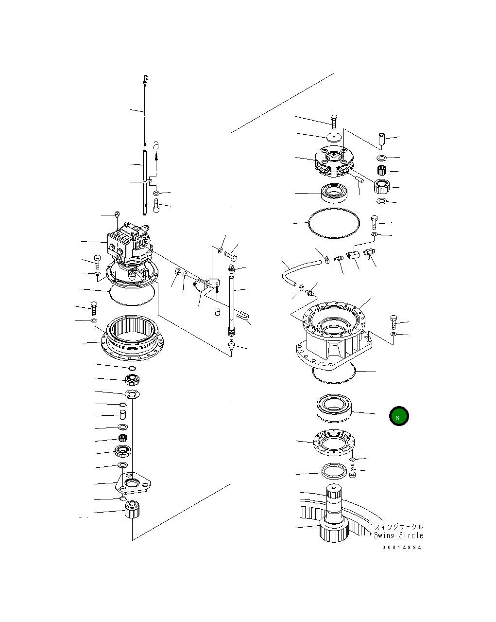 Подшипник 20Y-26-22340 Komatsu