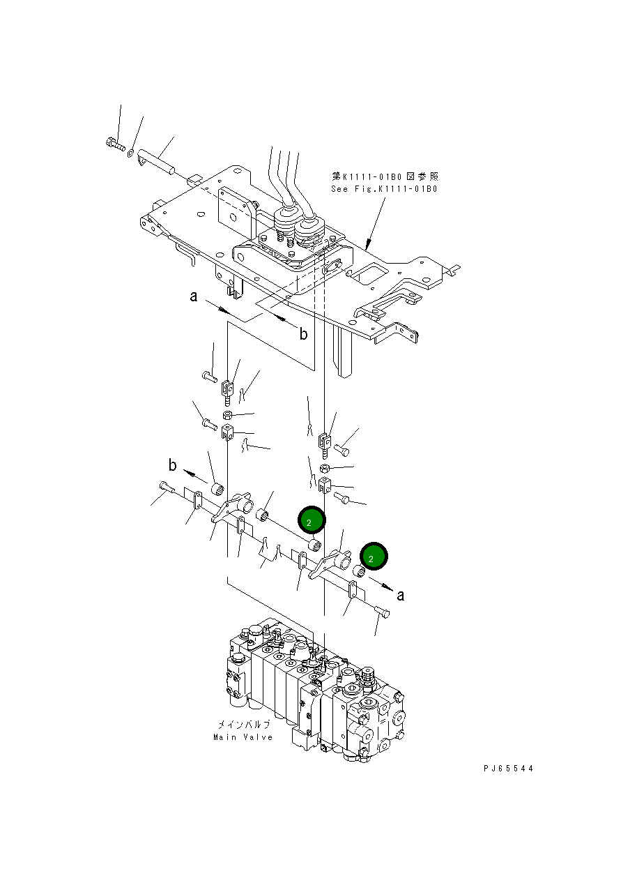 Подшипник 21A-43-11250 Komatsu
