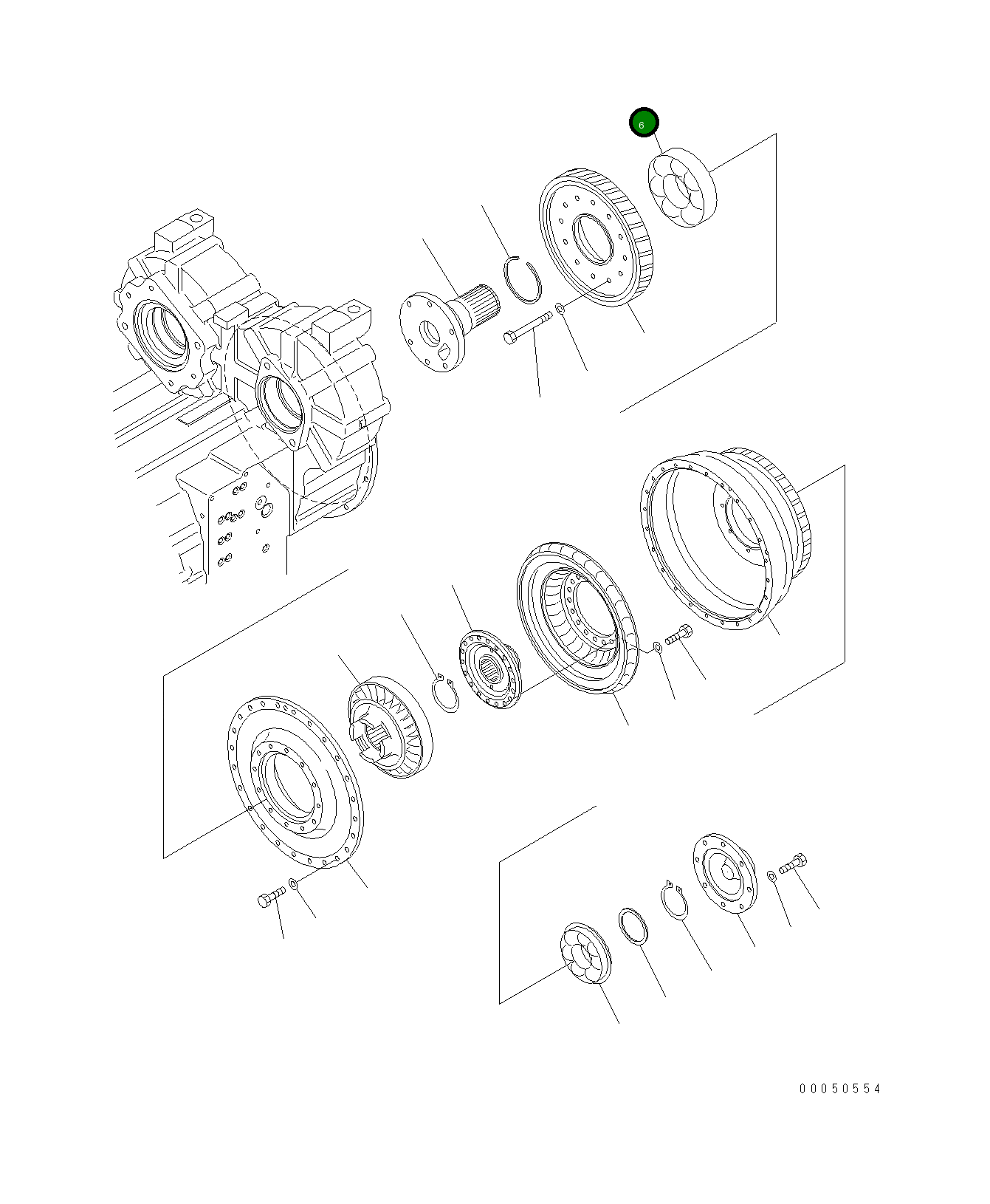 Подшипник 711-47-51550  Komatsu