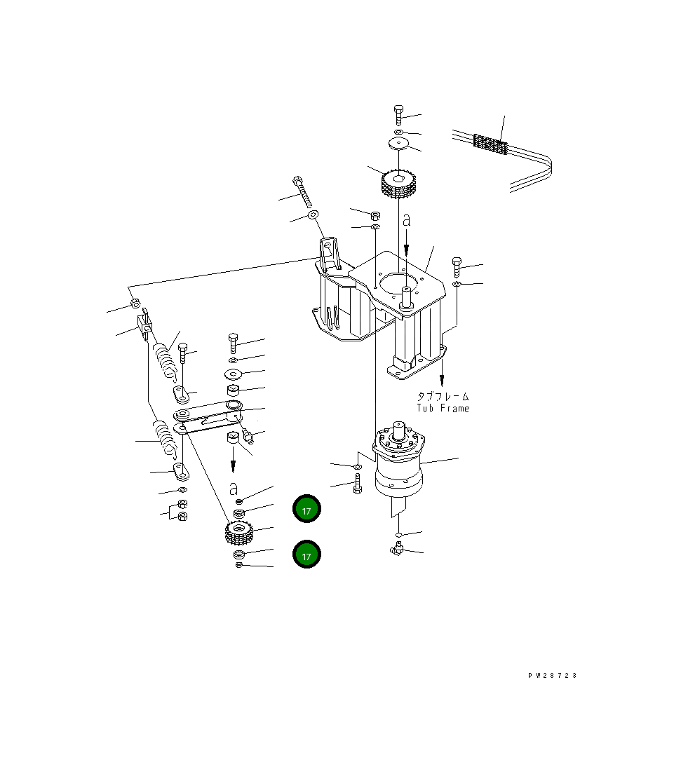Подшипник 06304-06305  Komatsu