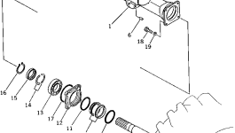 Проставка 363-22-11221 Komatsu