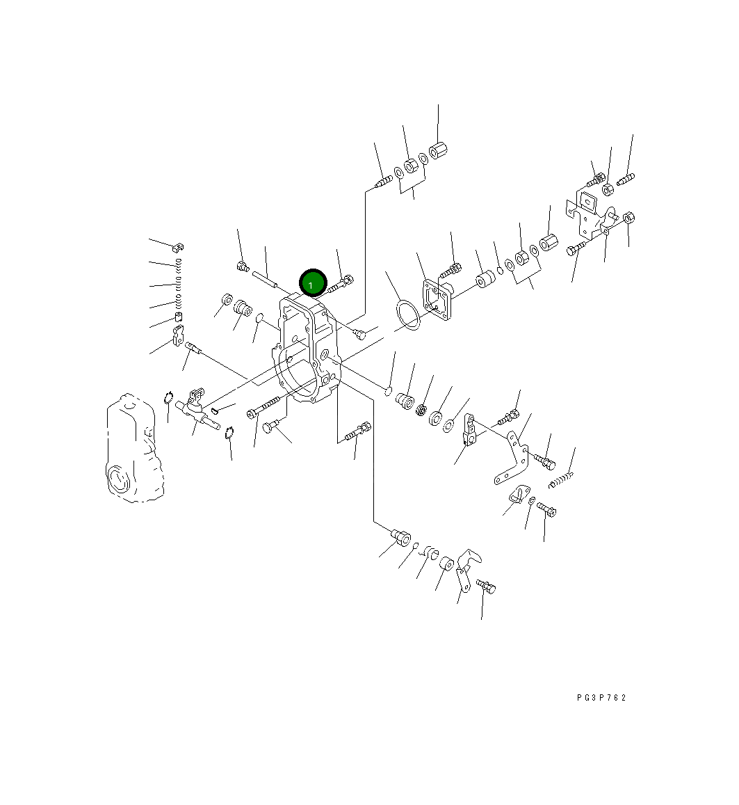 Крышка ND091011-1710 Komatsu