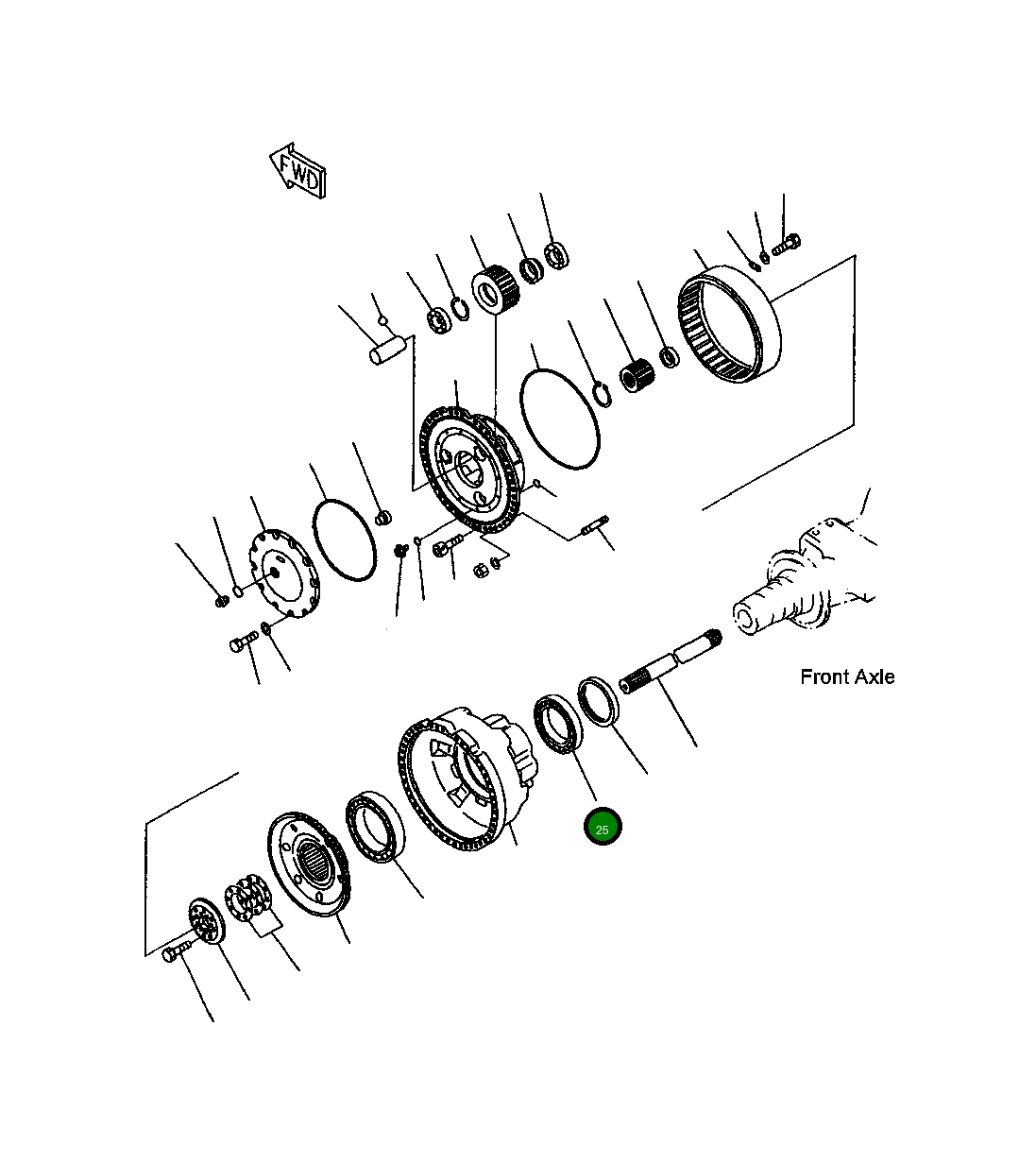 Подшипник 428-22-12840 Komatsu