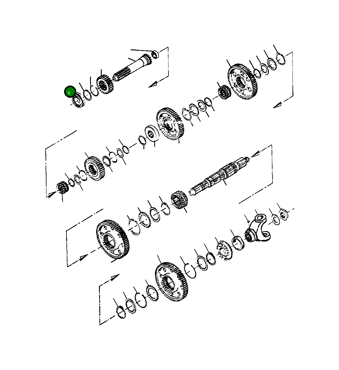 Подшипник 134 104 Komatsu