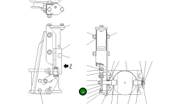 Рычаг MY281-21063 Komatsu