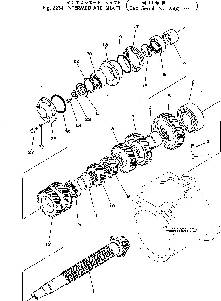 Подшипник 150-15-22641 Komatsu