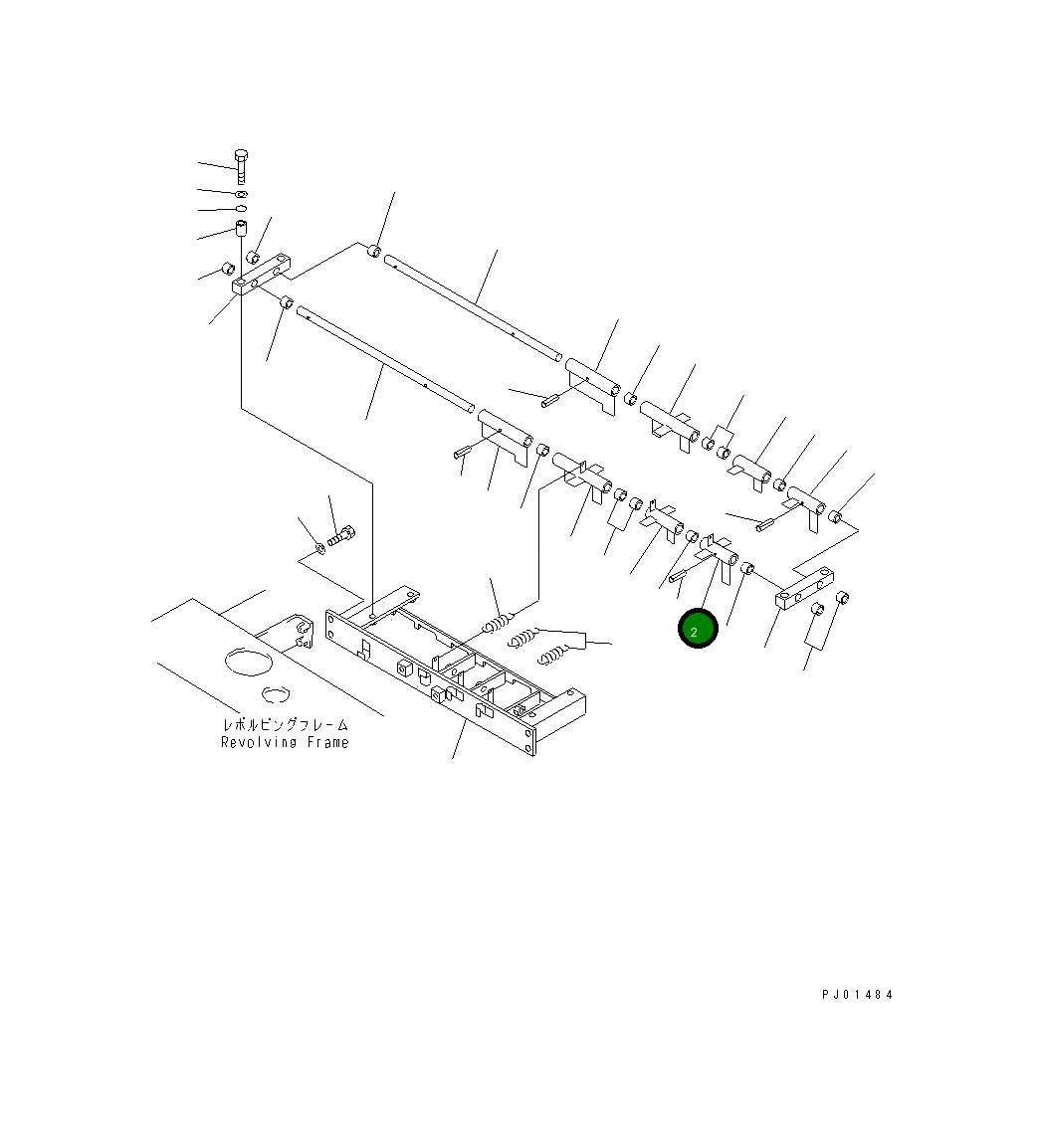 Рычаг 20X-43-21820 Komatsu