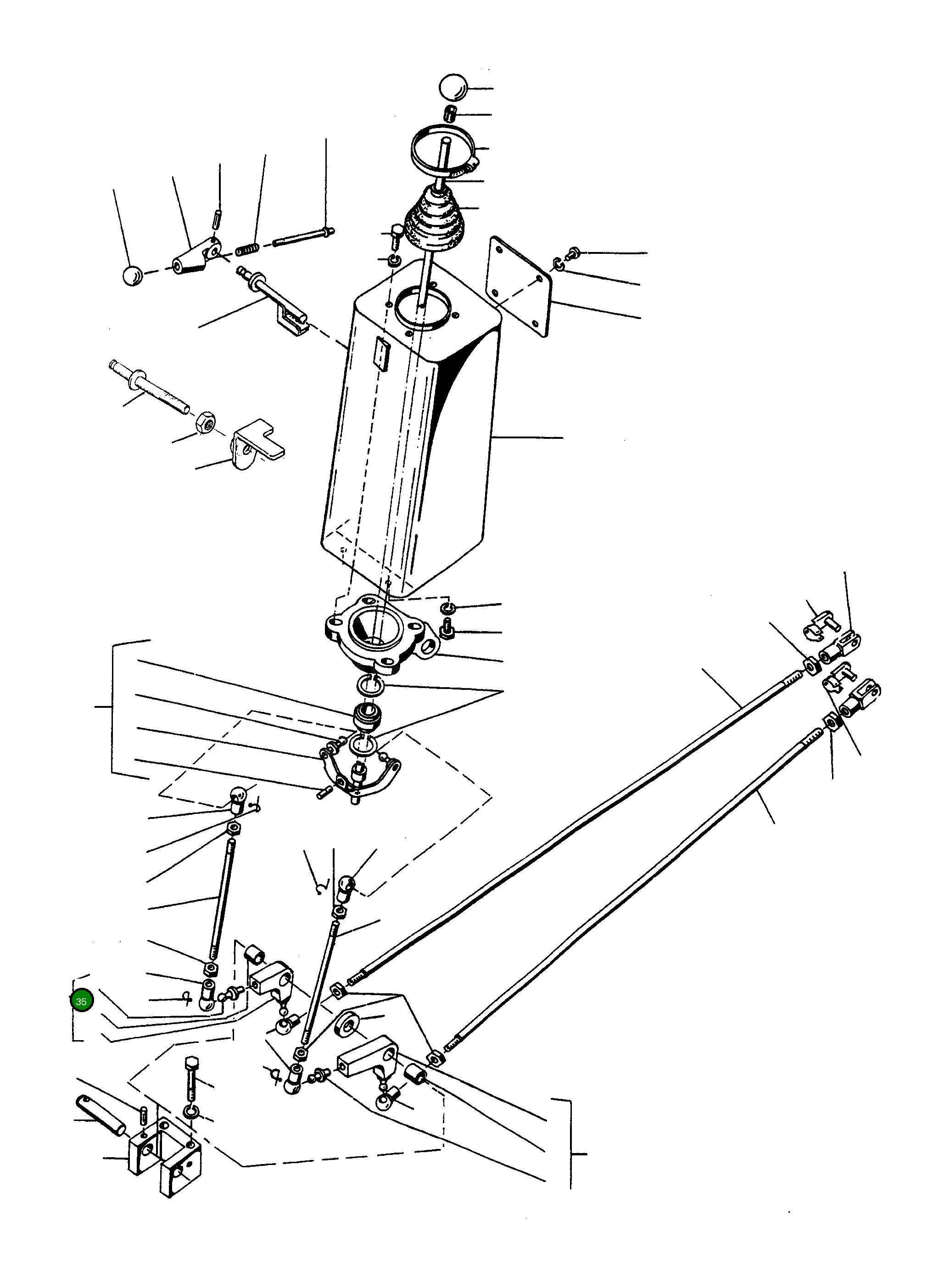 Рычаг 2951042M91 Komatsu