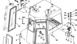 Пластина 195-Z11-1450 Komatsu