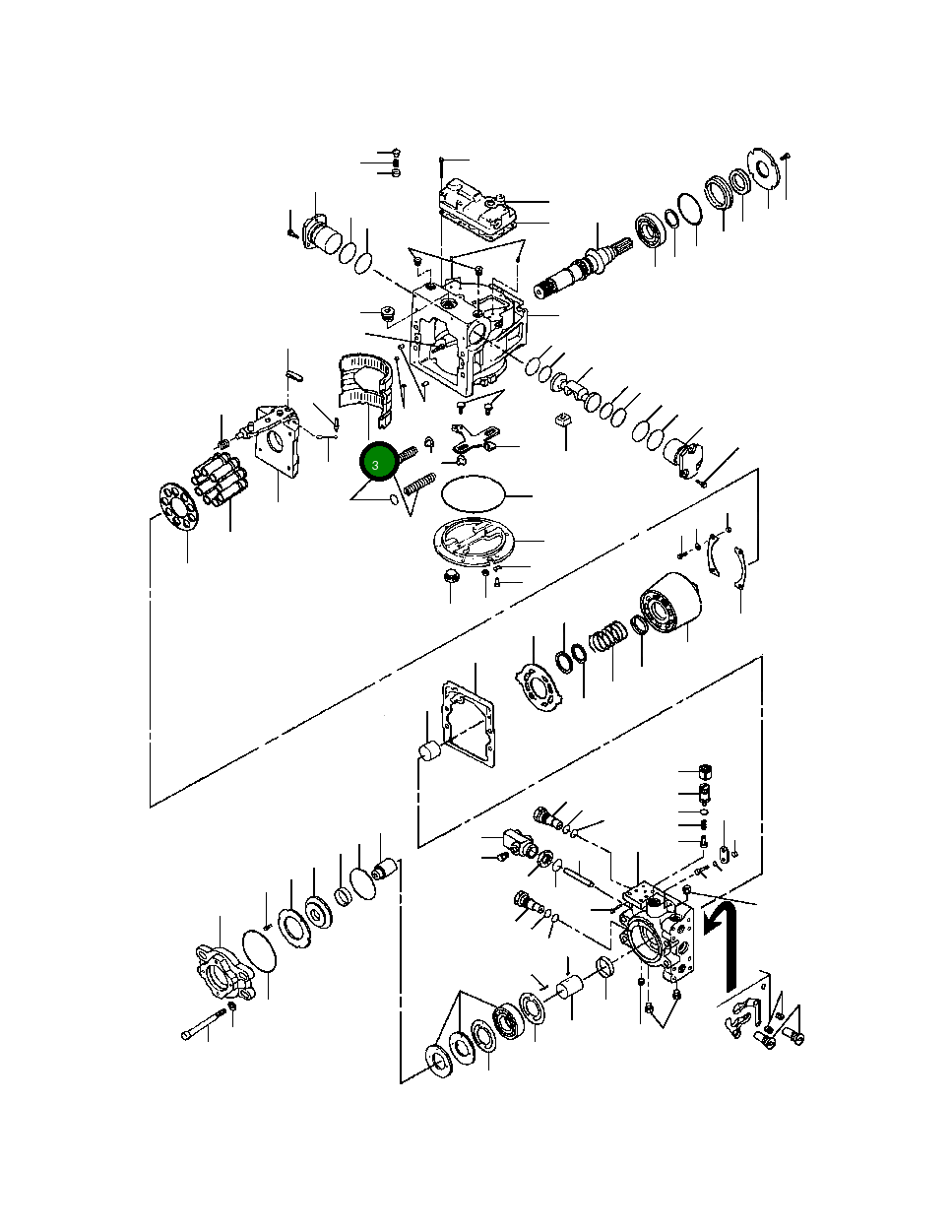 Подшипник 1431 665 H1 Komatsu