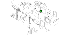 Крышка 21M-54-21952 Komatsu