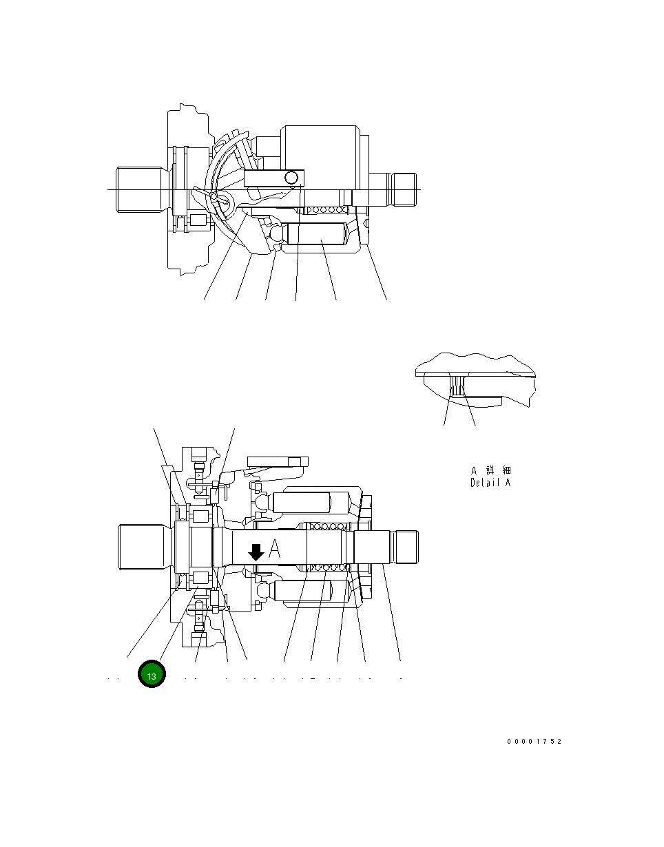 Подшипник UC1701531044 Komatsu