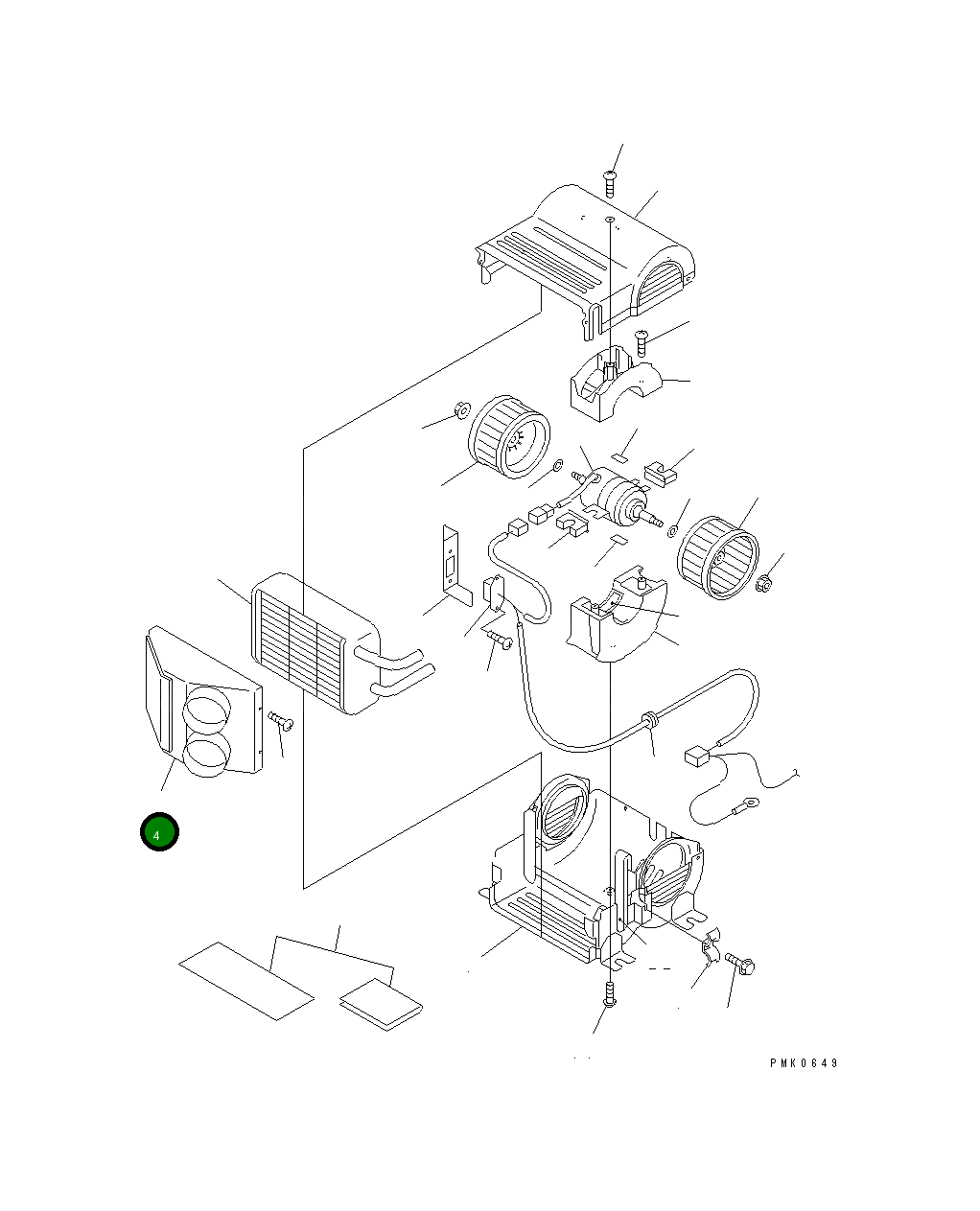 Крышка ND146370-2870 Komatsu