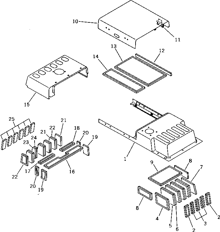 Крышка 20Y-54-15771 Komatsu