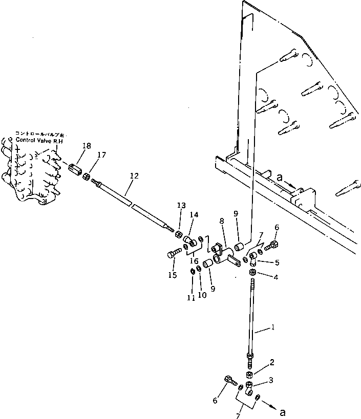 Рычаг 20B-43-31370 Komatsu