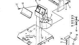 Крышка 426-54-12390  Komatsu