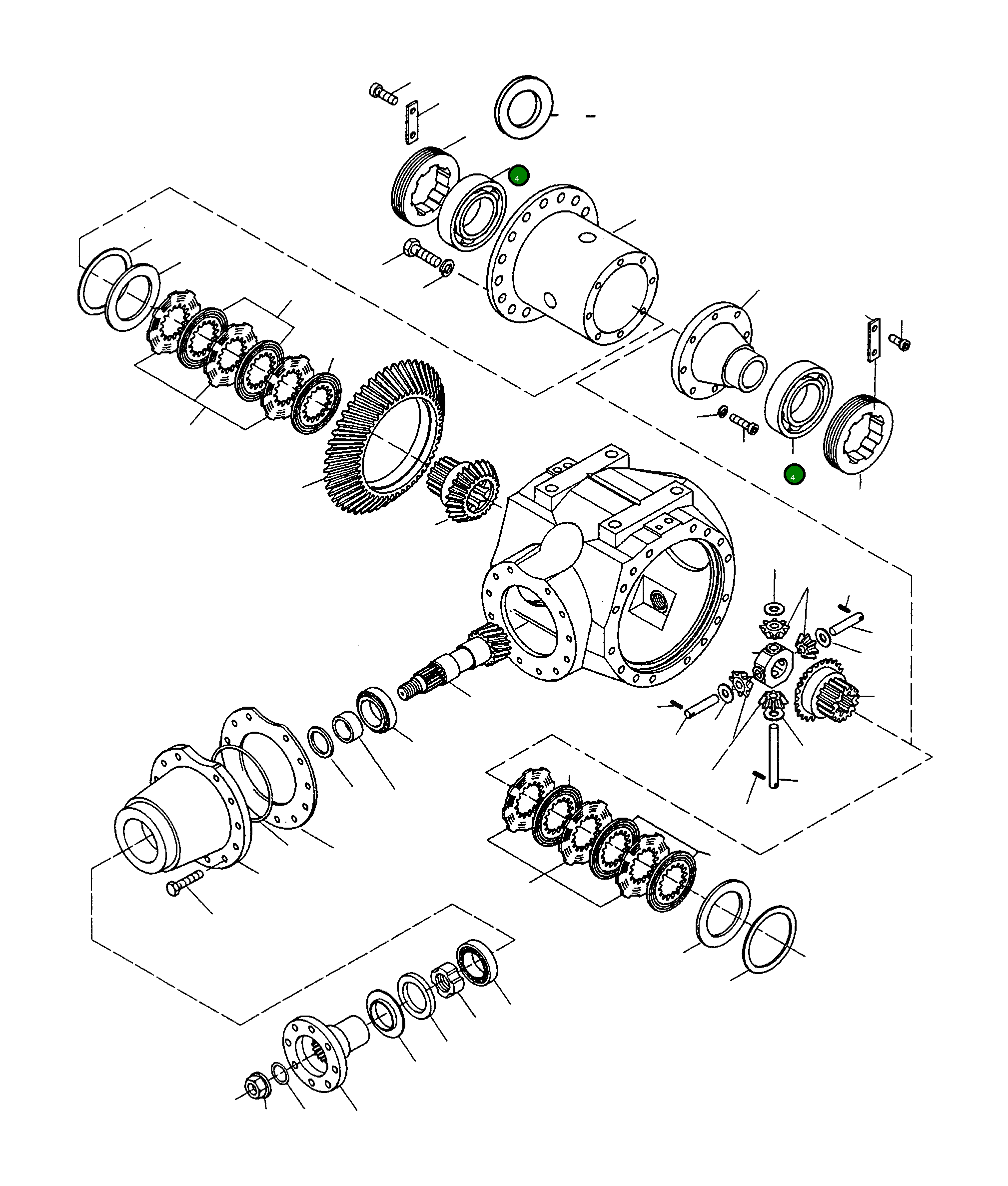 Подшипник 4919017M1 Komatsu