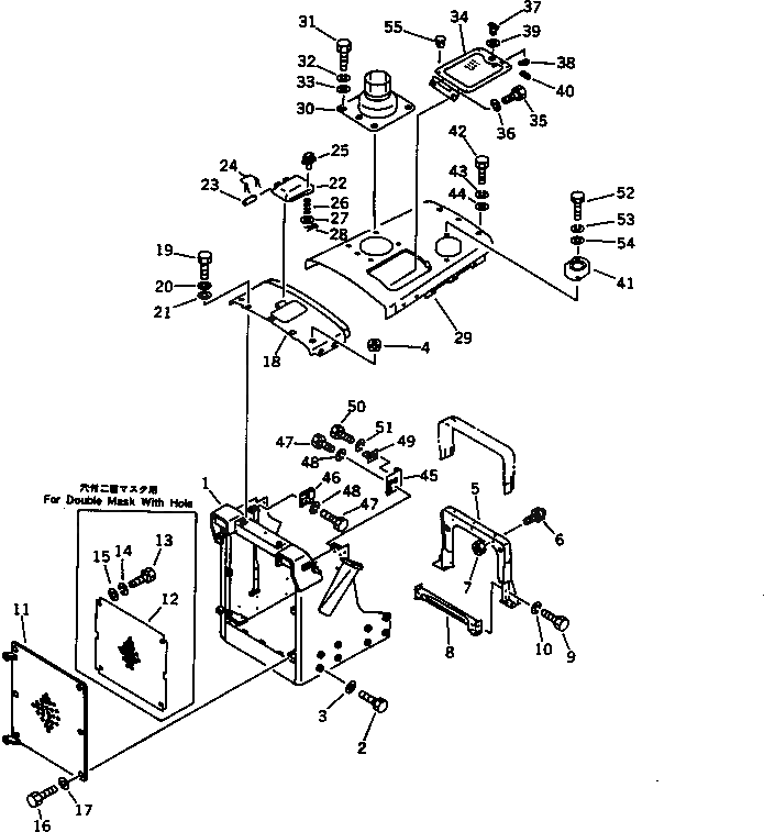 Крышка 144-54-51131 Komatsu