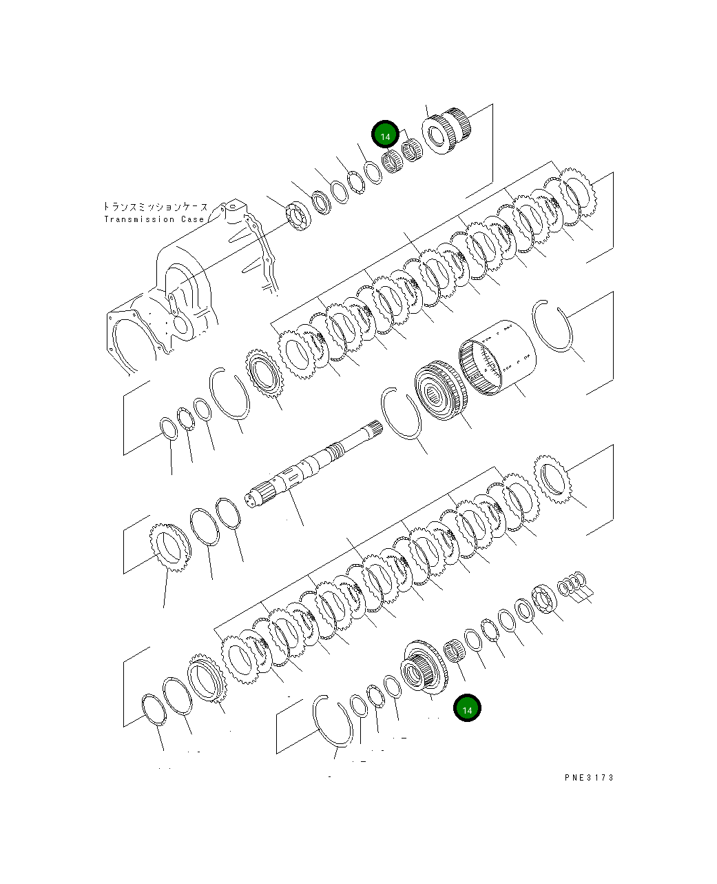 Подшипник 419-15-12270  Komatsu