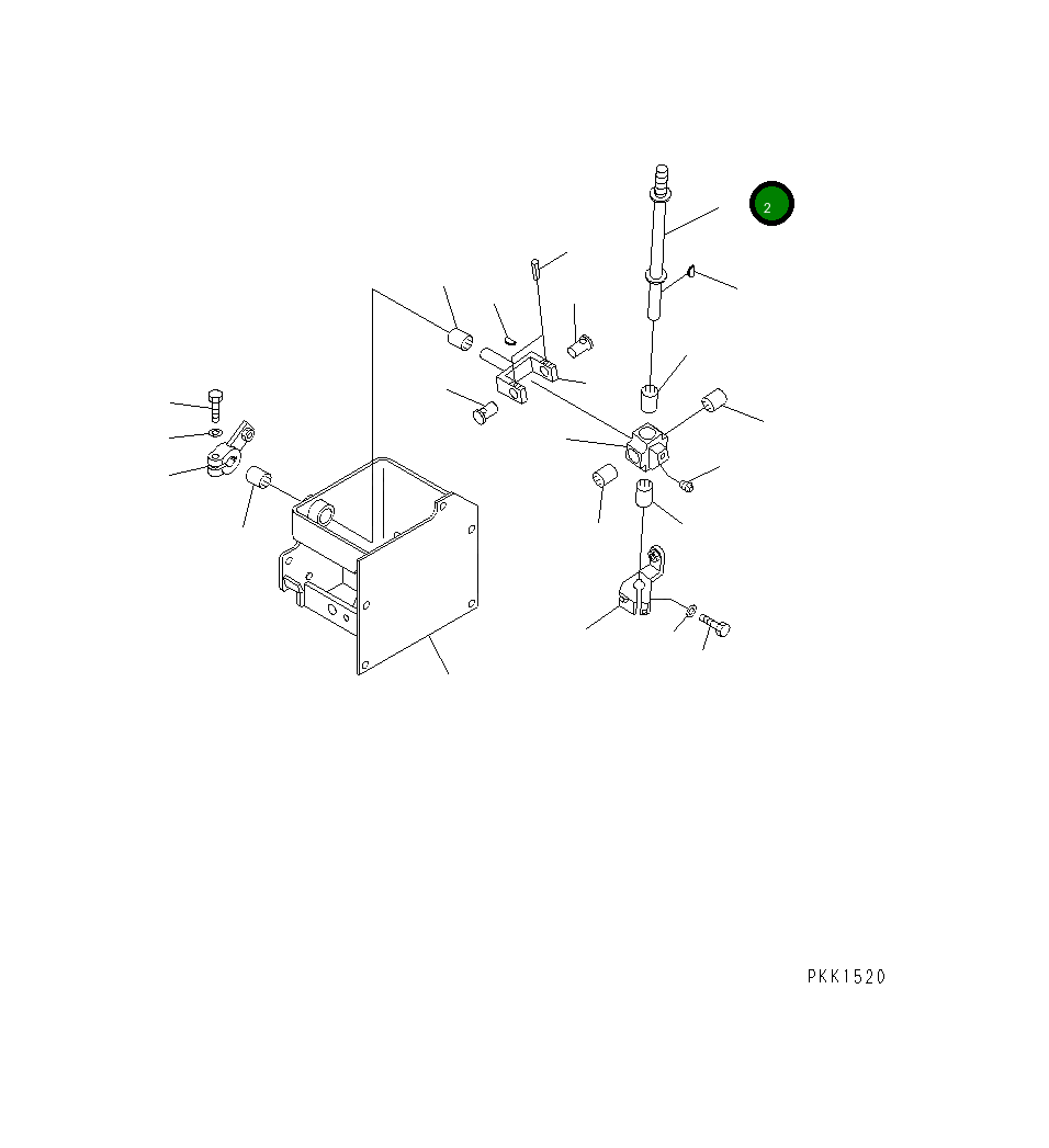 Рычаг 114-43-51440 Komatsu
