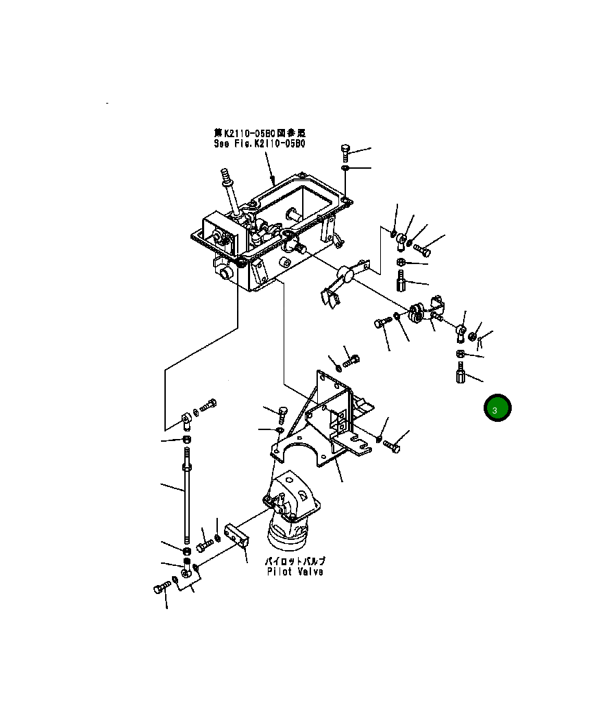 Рычаг 124-43-61270 Komatsu