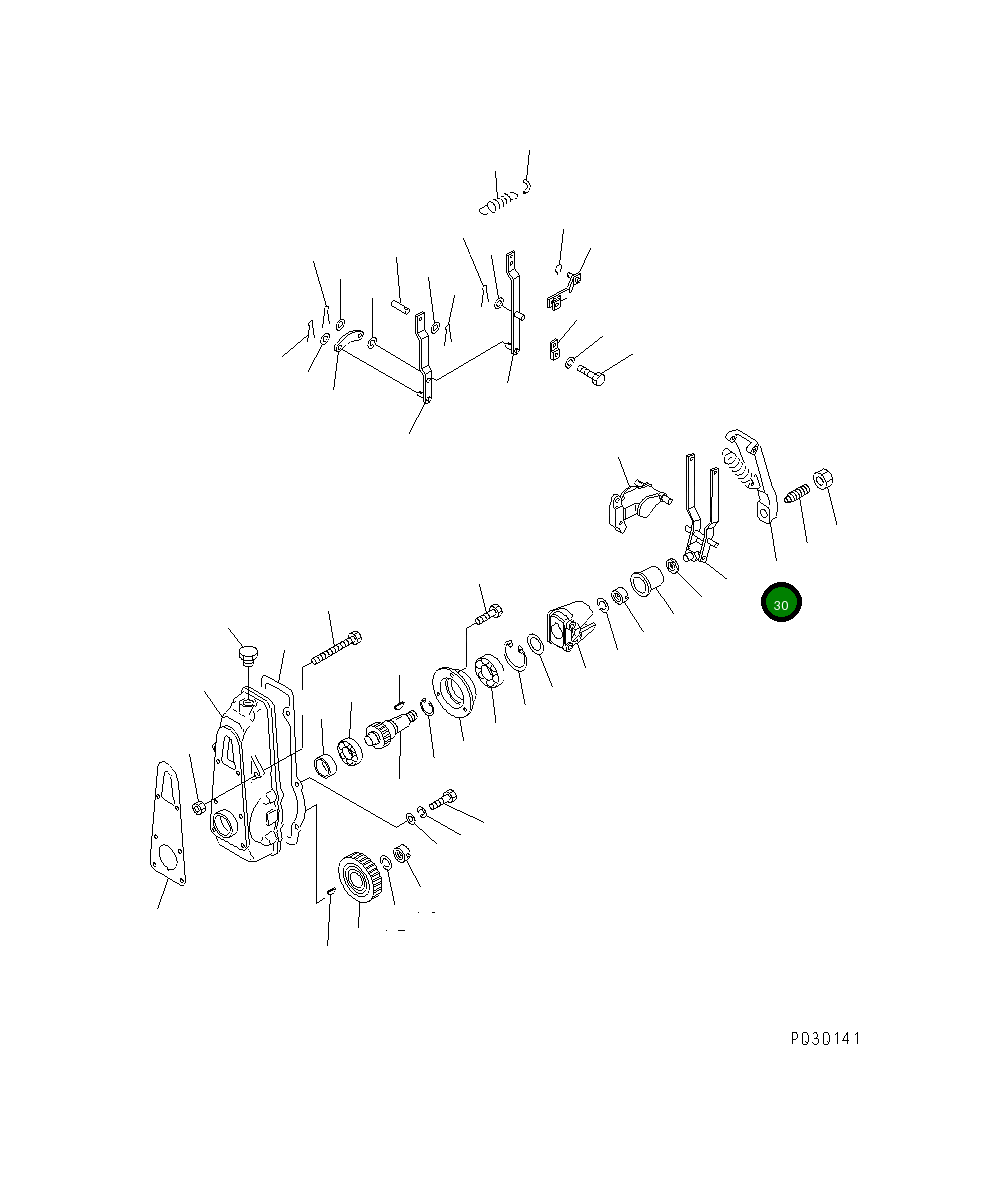 Рычаг DK154236-5220 Komatsu
