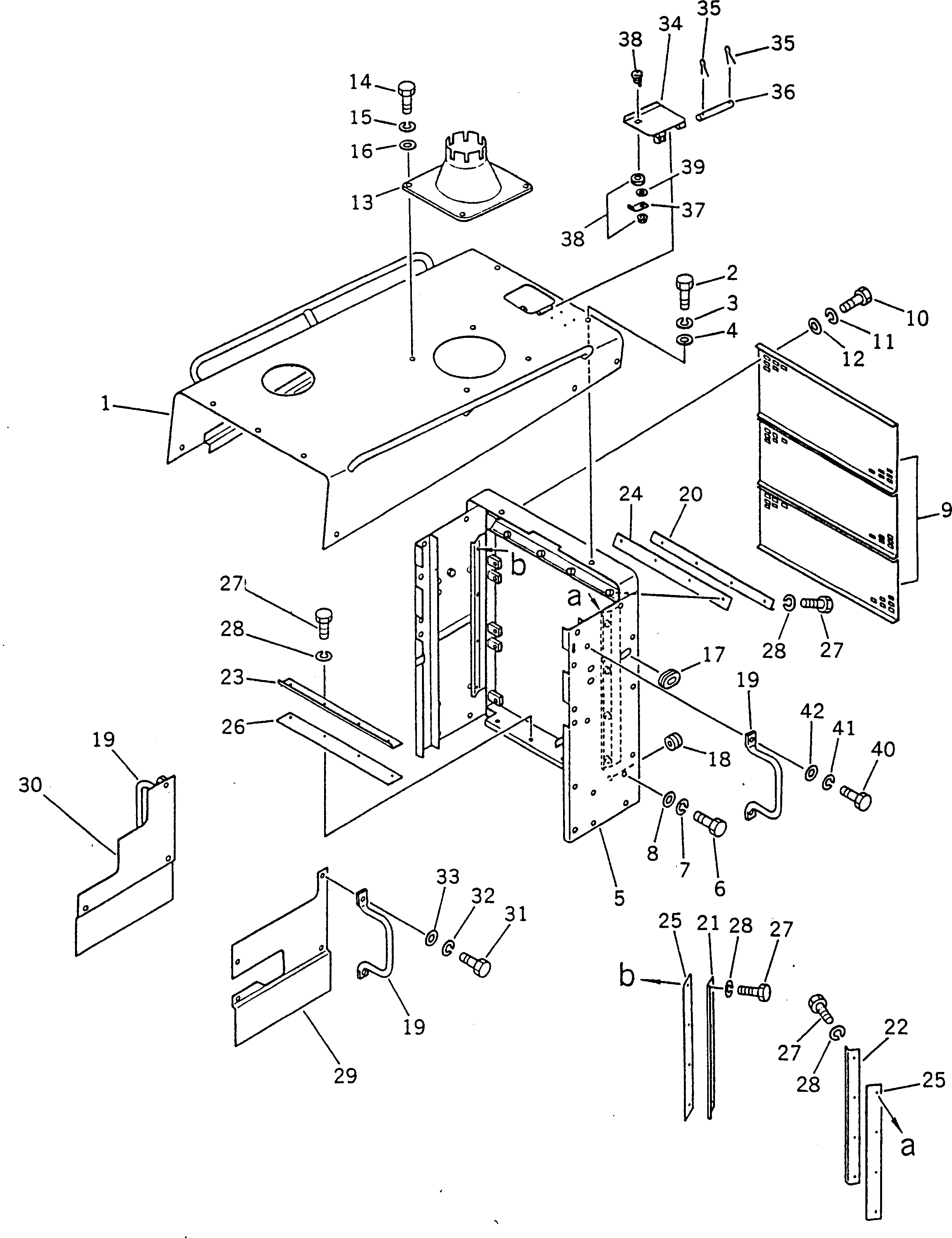 Крышка 238-54-13950 Komatsu