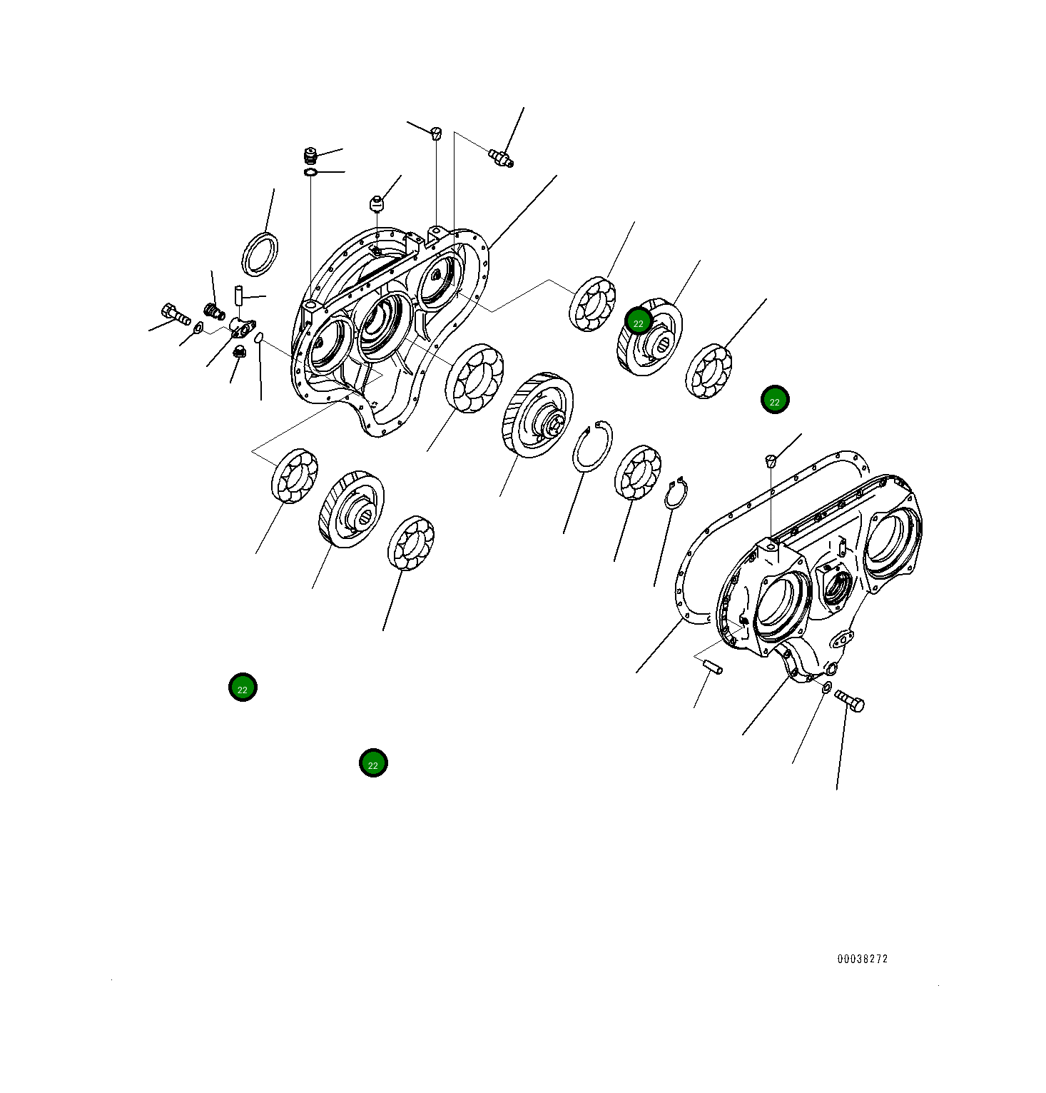 Подшипник 06030-06219 Komatsu