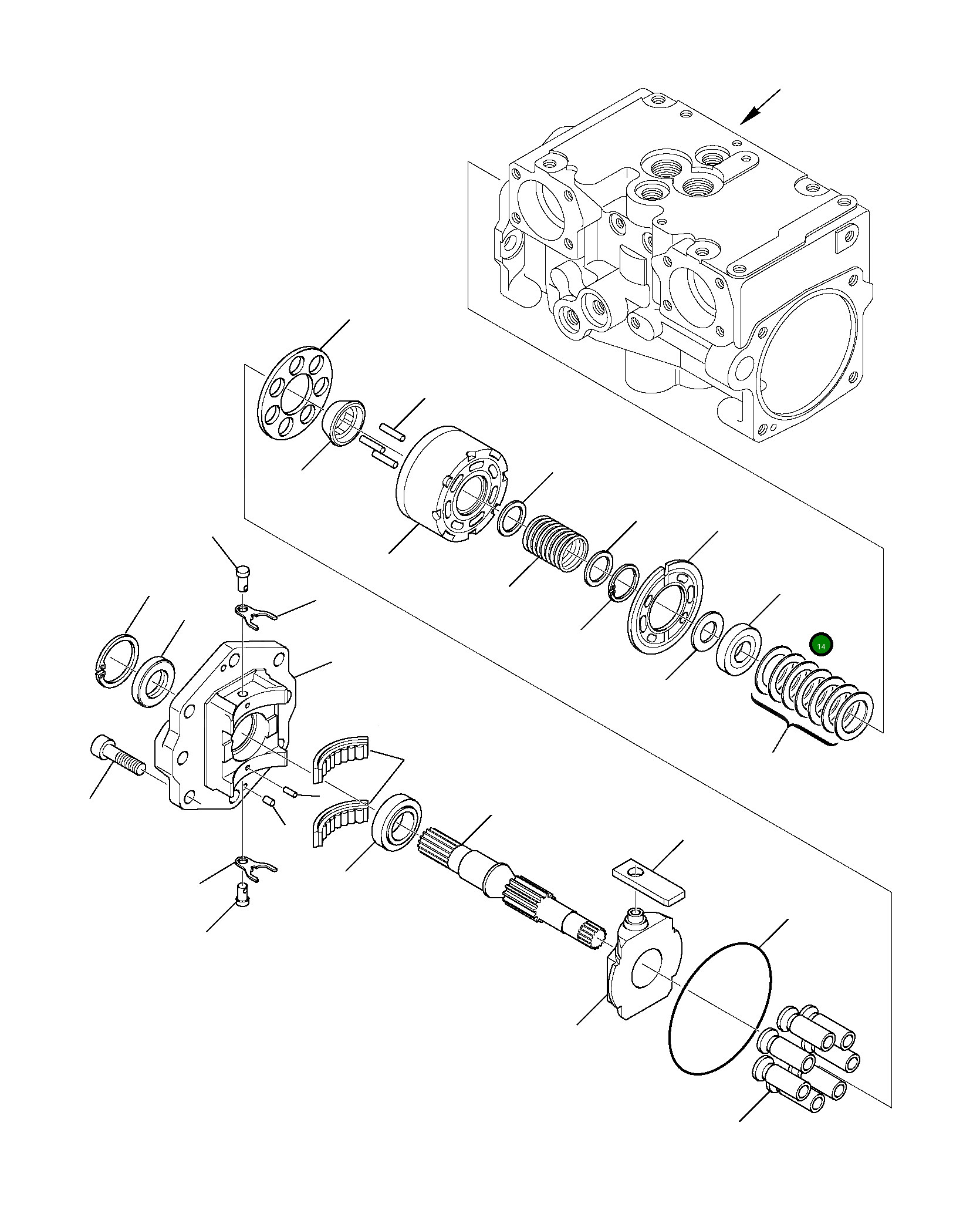 Подшипник 708-1T-11260 Komatsu