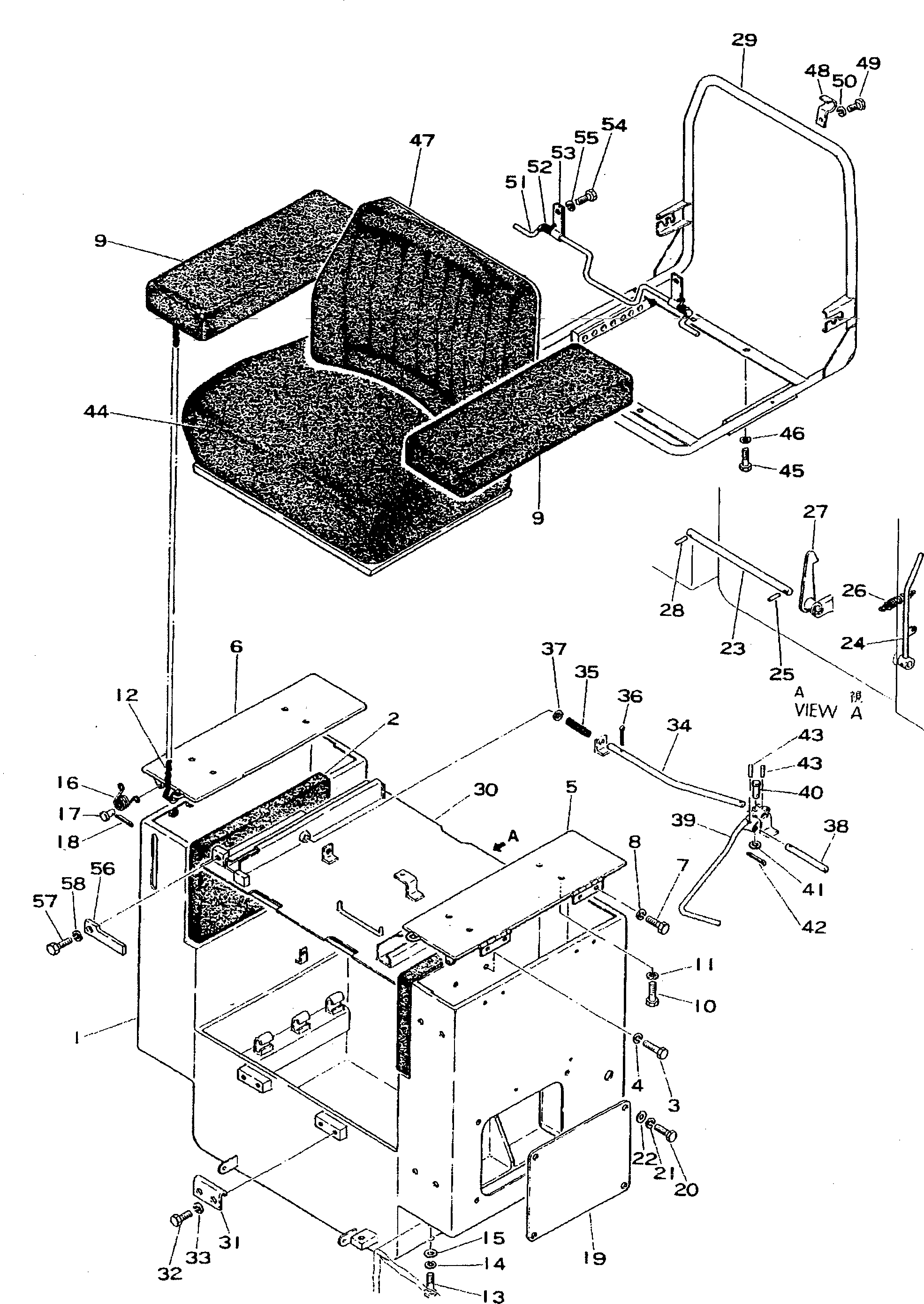 Рычаг 195-57-11230 Komatsu