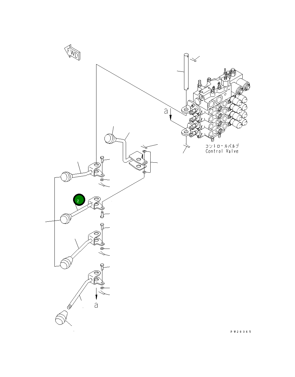 Рычаг MH355-3218600 Komatsu