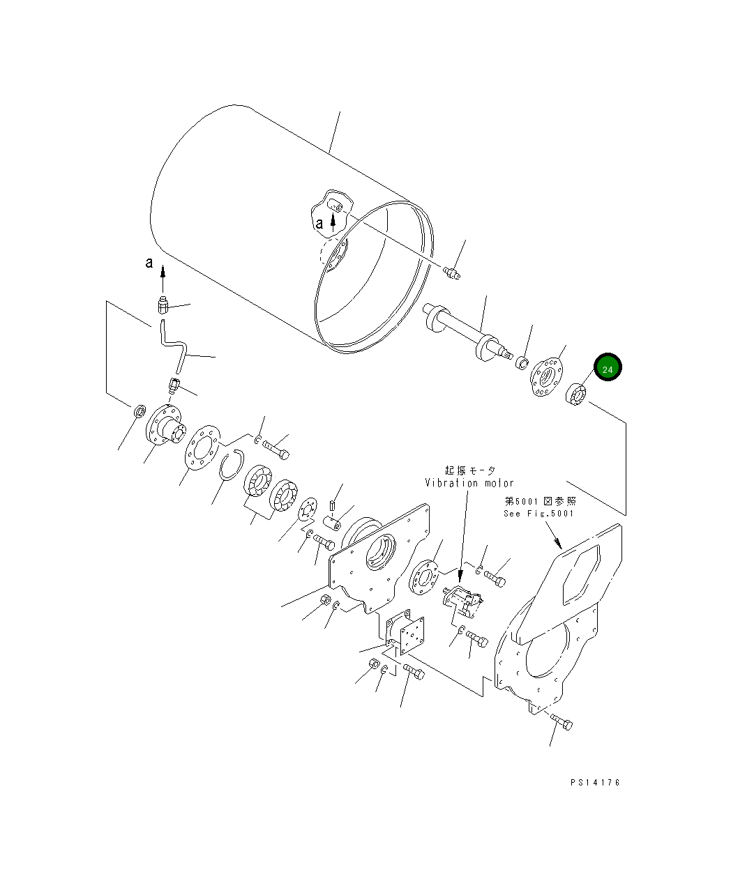 Подшипник 258-40-21580 Komatsu
