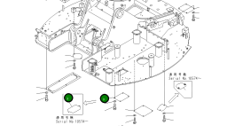 Крышка 22U-54-12151 Komatsu