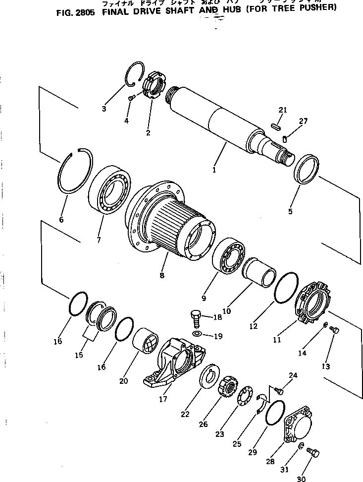Подшипник 144-27-62310 Komatsu