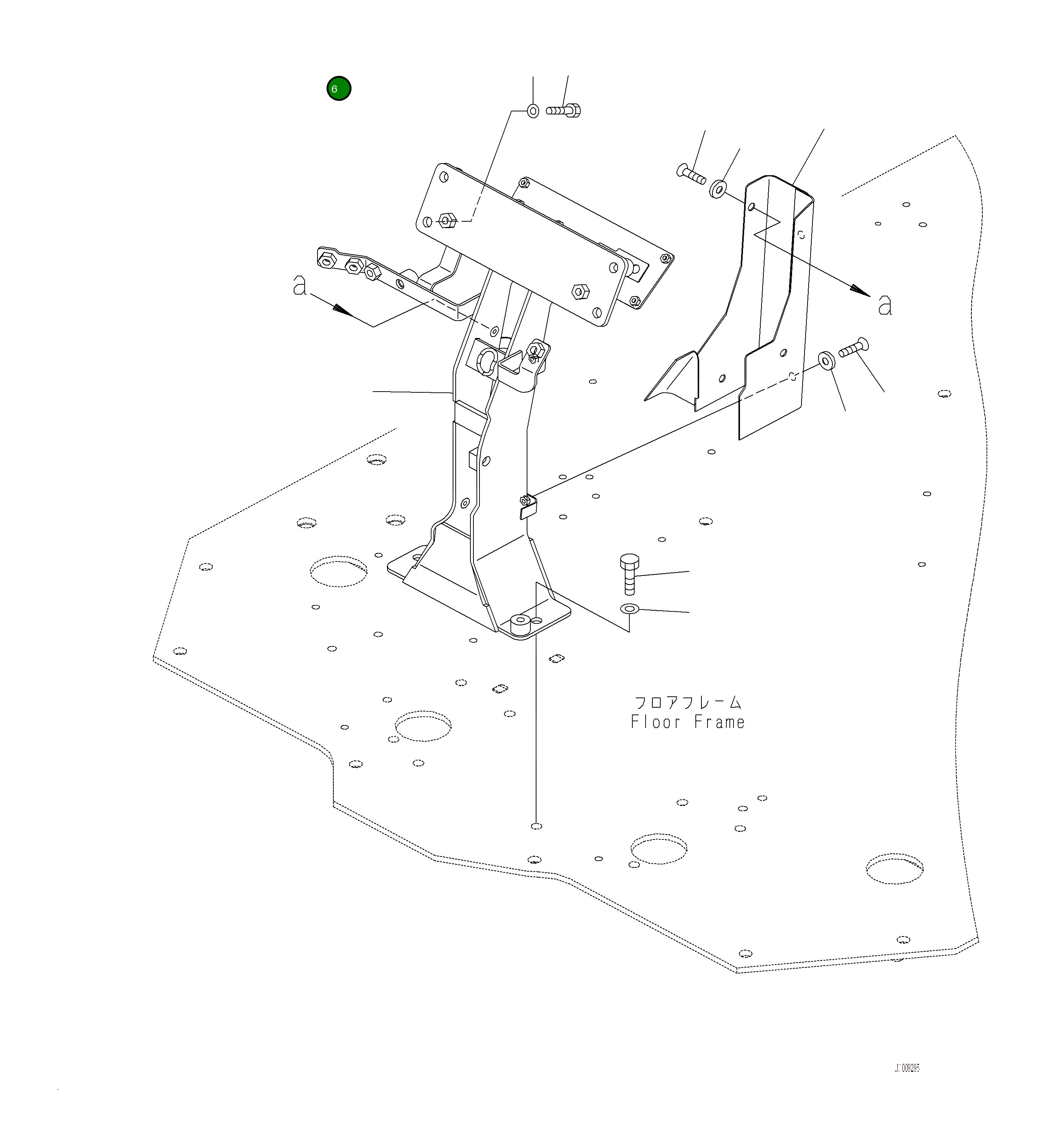 Крышка 425-40-52121  Komatsu