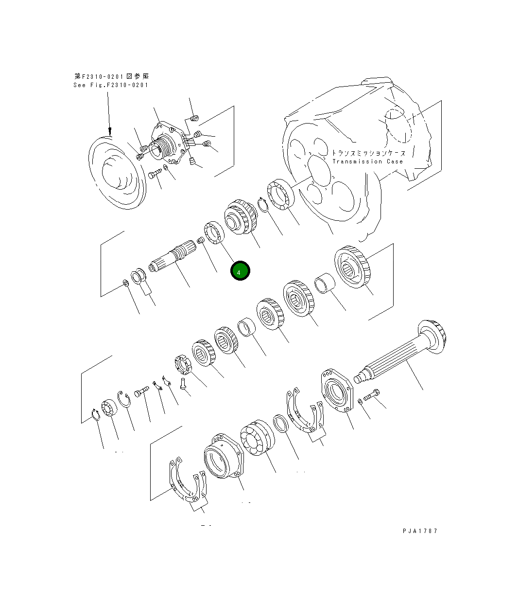 Подшипник 14X-14-19241 Komatsu