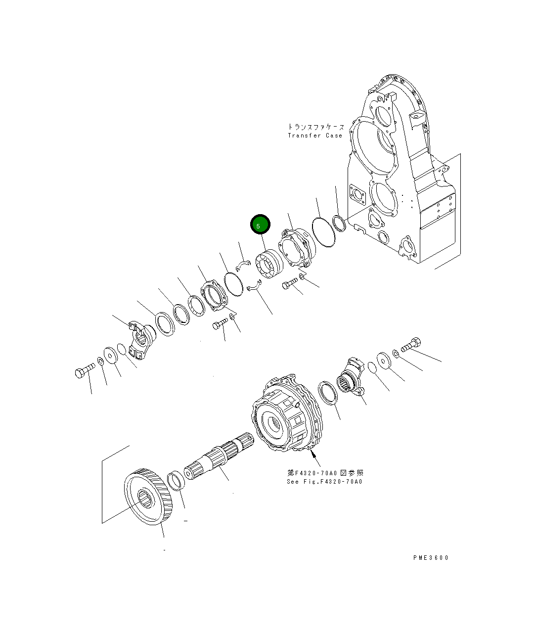 Подшипник 421-15-13390 Komatsu
