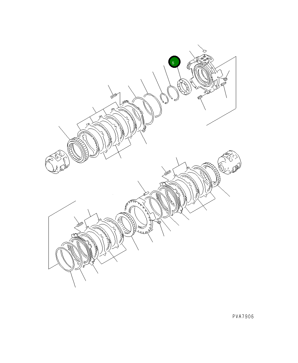 Подшипник 06000-06022 Komatsu