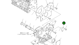 Крышка YM121023-01551 Komatsu