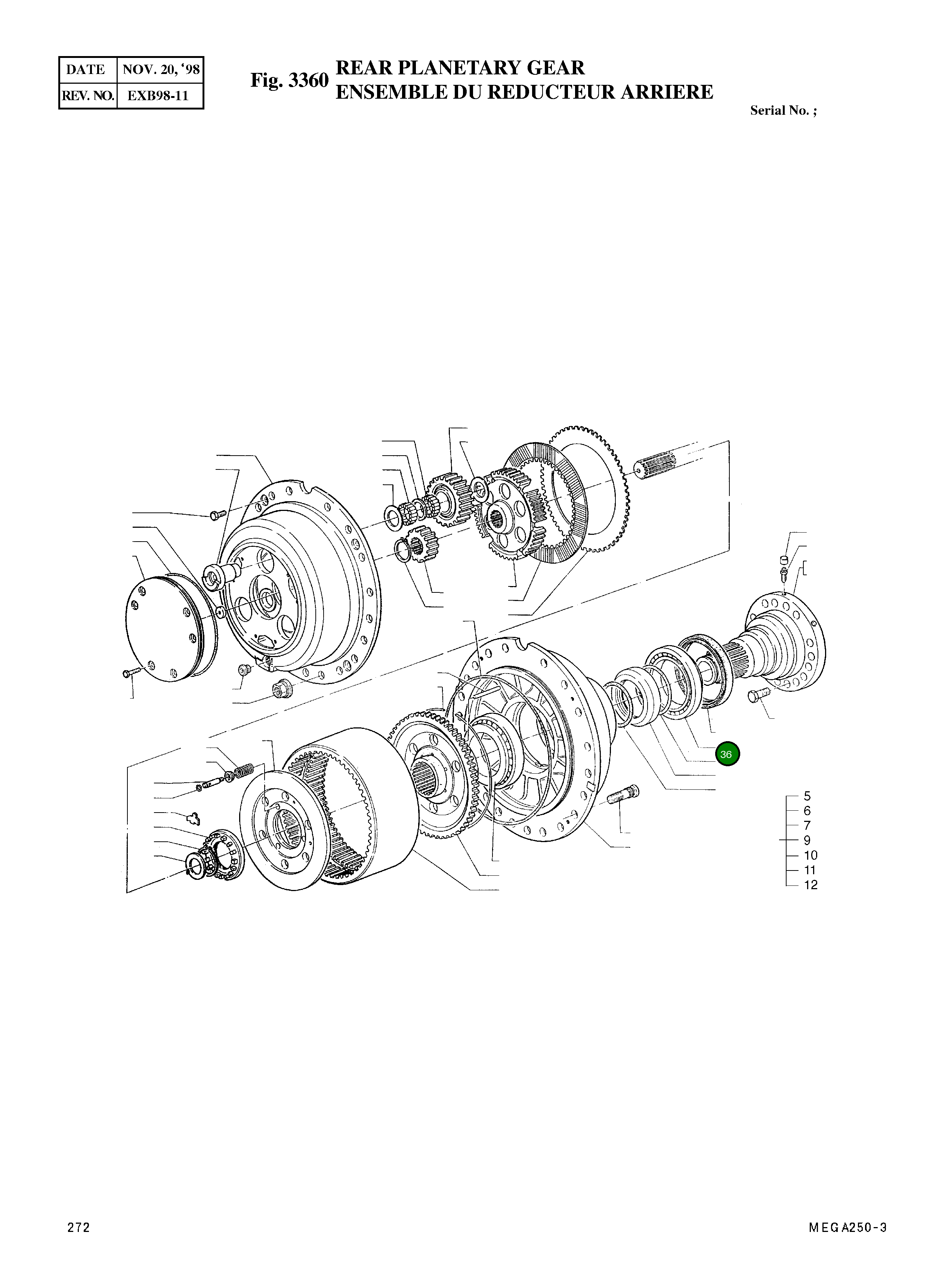 Подшипник 70973 Komatsu