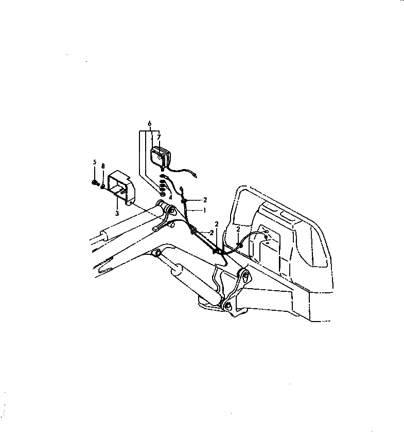 Крышка YM17213717401K Komatsu