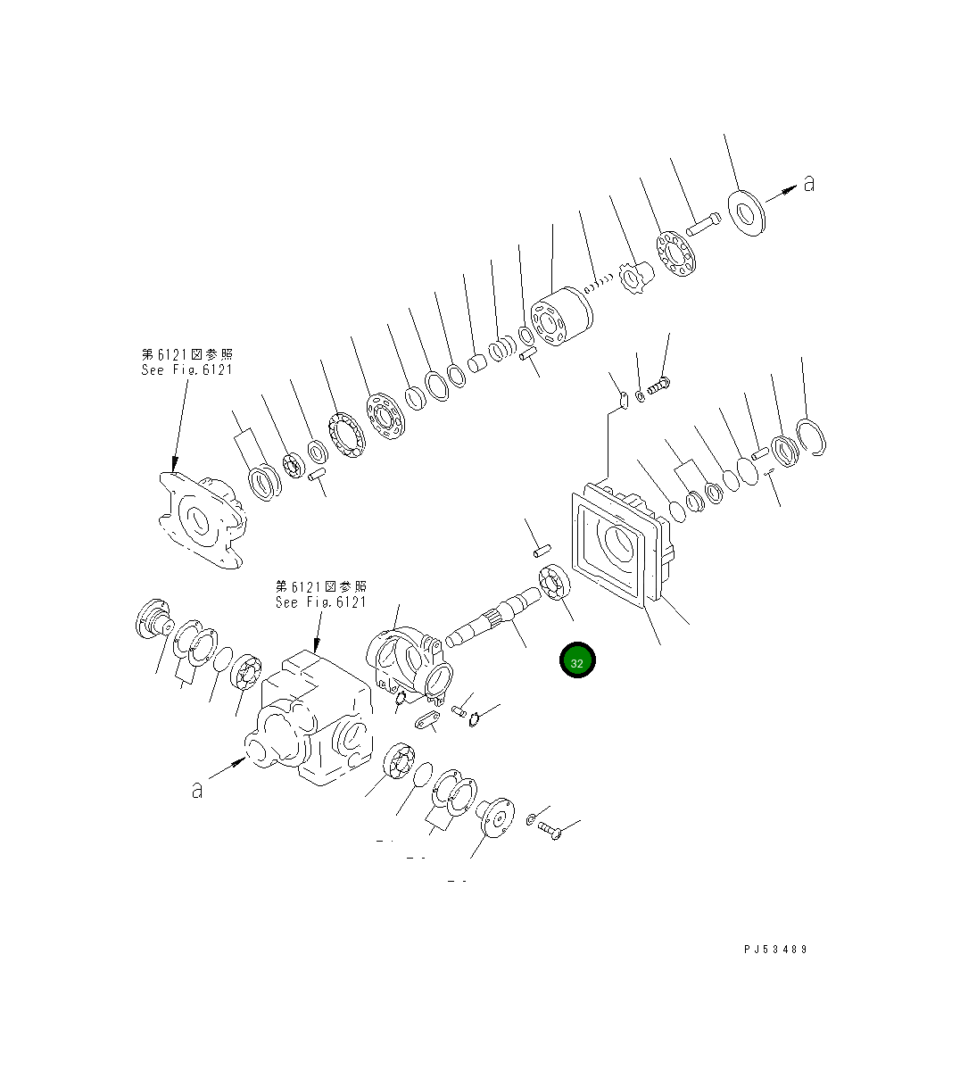 Подшипник 273-61-13220 Komatsu