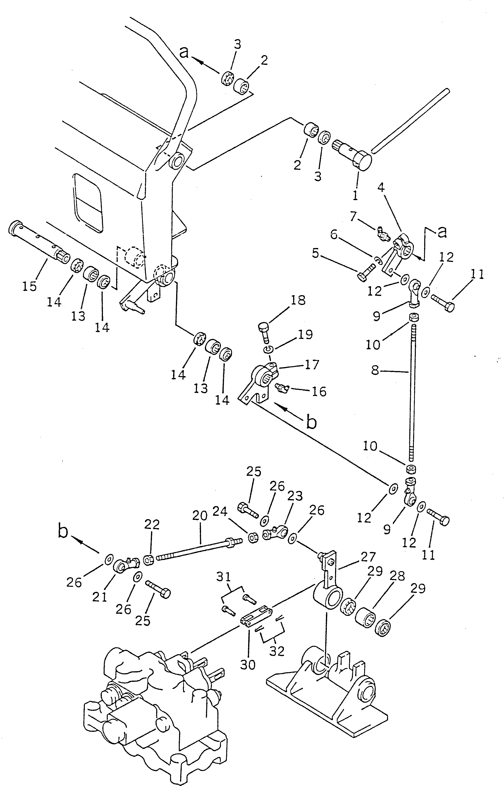 Рычаг 142-43-11571 Komatsu